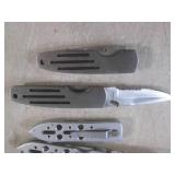 (BSB) 6 Folding Knives with Belt Cl...