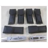 (BSB) 6 Folding Knives with Belt Cl...