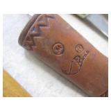 (H-1) 2 Vintage Wood Handle Fishing...