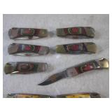 (EC1) 9 As-Is Folding Pocket Knives...