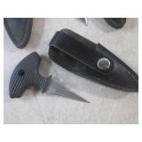 (EC1) 3 Assorted Push Dagger Knives...