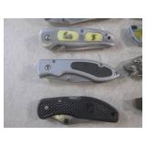 (BSB) 10 Assorted Folding Knives...