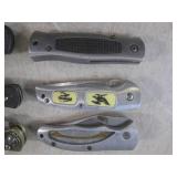 (BSB) 10 Assorted Folding Knives...