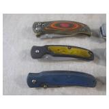 (BSB) 10 Assorted Folding Knives...