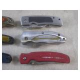 (BSB) 10 Assorted Folding Knives...