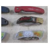 (BSB) 10 Assorted Folding Knives...