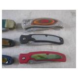 (BSB) 10 Assorted Folding Knives...