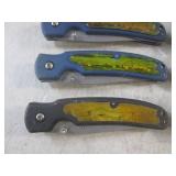 (BSB) 10 Assorted Folding Knives...