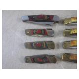 (BSB) 12 Assorted Folding Knives...