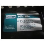 (CS) 13 Black Plastic Mini Bins and...