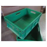 (EW4) 3 Stackable Plastic Bins with...