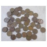 (CNTR) 48 Wheat Pennies Mix of Teen...