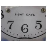 (FS) Vintage Delft Blue 8-Day Dutch...