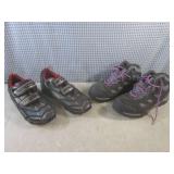 (A-3) 2 Pairs of Shoes Geox Size 6 ...