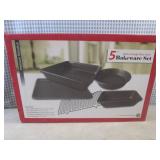 (EW3) 5pc Heavy Guage Non Stick Bak...