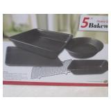 (EW3) 5pc Heavy Guage Non Stick Bak...