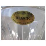 (EW3) Block Hand Made Lead Crystal ...