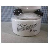 (CS) Vintage Ceramic Barrel Bar Set...