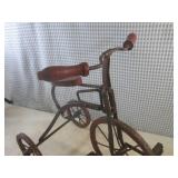 (FS) Vintage Metal and Wood Tricycl...