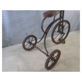 (FS) Vintage Metal and Wood Tricycl...