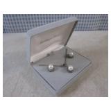 (FS) Sterling Silver Necklace and E...