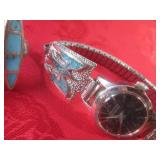 (FS) Croton Watch with Turquoise Ba...