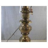 (CS) Vintage Stiffel Brass Lamp 31"...