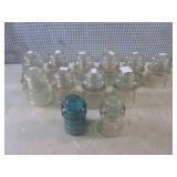 (CSB) Vintage Glass Insulators...