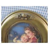 (C-2) Pair Vintage Framed Mother/Ch...