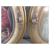 (C-2) Pair Vintage Framed Mother/Ch...