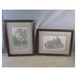 (C-2) 2 Signed Framed Anthony John ...