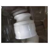 (F-2) Box Full of Assorted Glass Va...