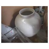 (F-2) Box Full of Assorted Glass Va...