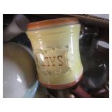 (F-2) Box Full of Assorted Glass, C...