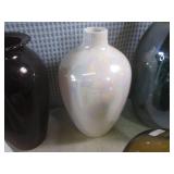 (EW3) Assorted Colored Glass Vases ...