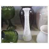 (EW3) Assorted Colored Glass Vases ...
