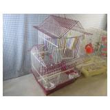 (CSB) 2 Bird Cages with Accessories...