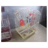 (CSB) 2 Bird Cages with Accessories...