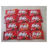 (B-2) 12 Kit Kat Candy Bars Past Da...