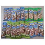 (B-2) 18 Assorted Bags of Blue Diam...