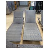 5 Rattan Chaise Lounge Chairs