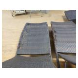 5 Rattan Chaise Lounge Chairs