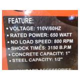 Chicago Electric 1" Rotary Hammer Set