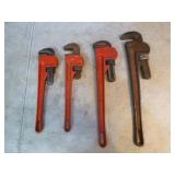 4 Pipe Wrenches