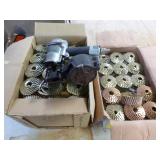 Hitachi 1 3/4" Pneumatic Coil Nailer with Nails