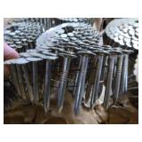 Hitachi 1 3/4" Pneumatic Coil Nailer with Nails