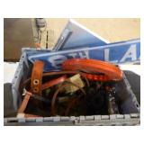 Tote of Garage Items
