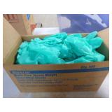 Box of Baxter Multi-Flex Heavy Weight Green Vinyl Gloves