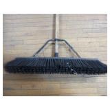 Push Broom and Squeegee