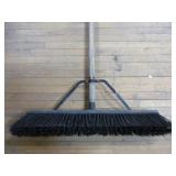 Push Broom and Squeegee